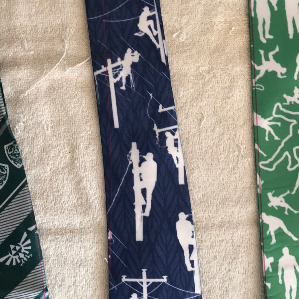 SET OF 3 TIES New Never Used - Picture 3 of 4